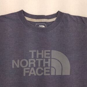 The North Face Casual Crew Neck Graphic T-Shirt Mens Size Small S Gray